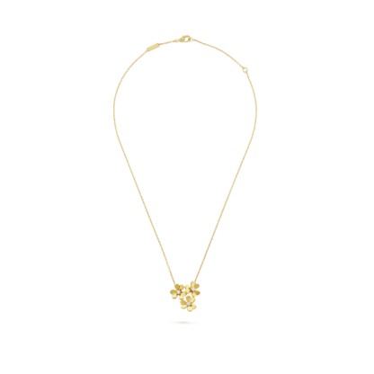 Frivole pendant with 3 flowers, miniature style